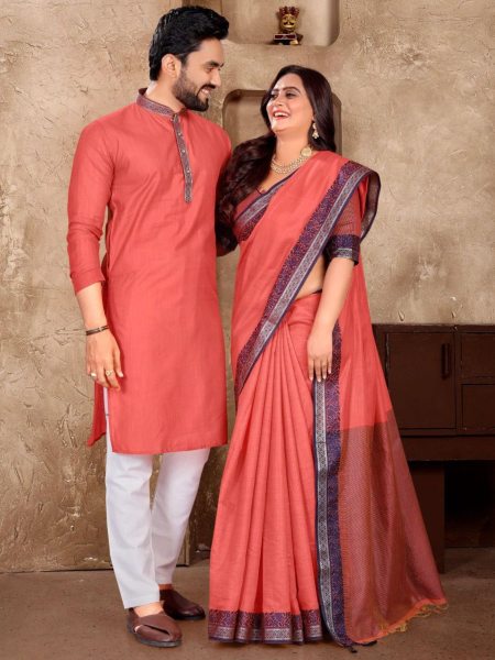 Special Occasion Linen Silk Couple Combo Collection  Couple Combo collection 