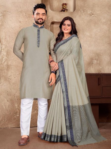 Special Occasion Linen Silk Couple Combo Collection  Couple Combo collection 