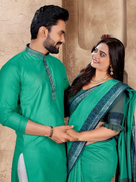 Special Occasion Linen Silk Couple Combo Collection  Couple Combo collection 