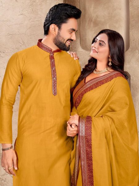 Special Occasion Linen Silk Couple Combo Collection  Couple Combo collection 