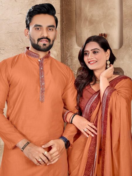 Special Occasion Linen Silk Couple Combo Collection  Couple Combo collection 