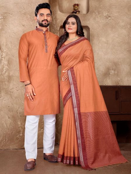 Special Occasion Linen Silk Couple Combo Collection  Couple Combo collection 