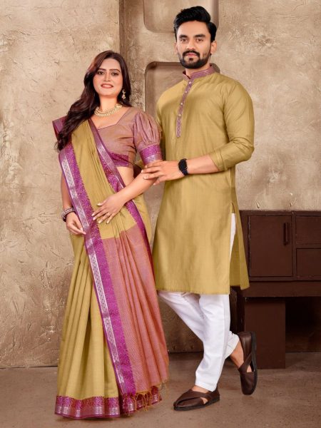 Special Occasion Linen Silk Couple Combo Collection  Couple Combo collection 