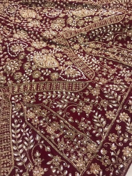 Special Pure Velvet Lehenga Choli With Embroidery Work  Bridal Lehenga Choli