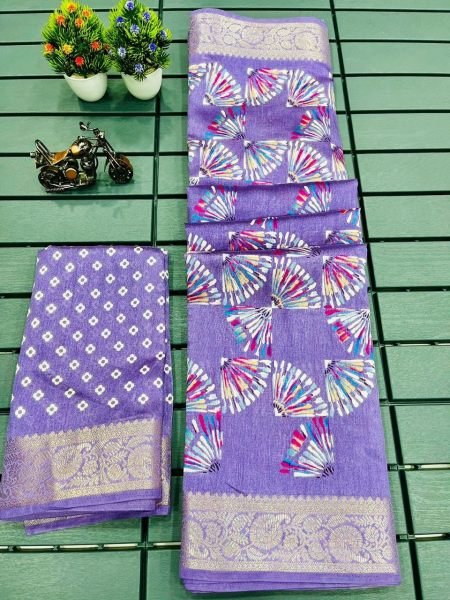 Specially Ajrakh Pallu Tusshar Silk Saree  Silk Sarees Wholesale