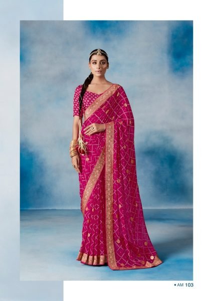 Stavan Amaya Fancy Designer Georgette Saree Collection Single Available  Georgette Sarees Wholesale