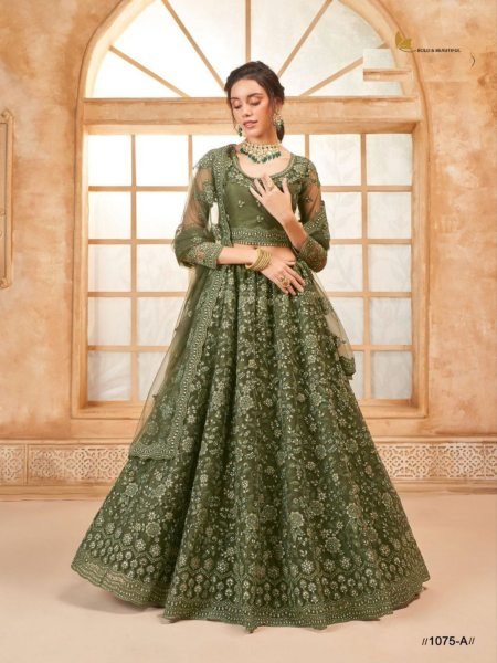 Stunning Net Embroidered Lehenga for Weddings Receptions Reseller Dealer Special 
