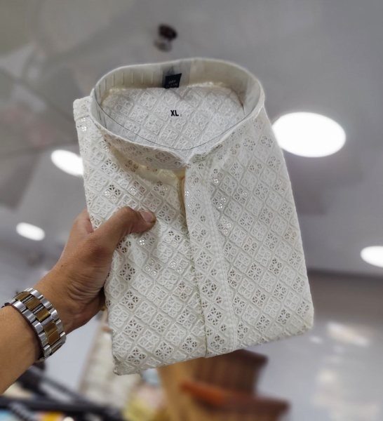 Stylish Designer Rayon Kurta Pajama Set With Heavy Embroidery For Functions Kurta Pajama Wholesale