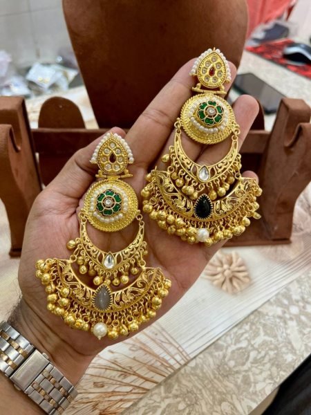Stylish Gold Plated Chain Earrings Lightweight Glam for Daily  &  Party Looks Fashion Accessories Wholesale
