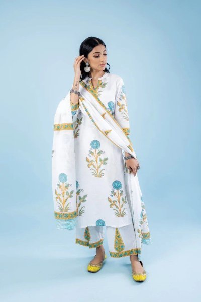 Summer Collection Maslin Masline Cotton Printed Jacqueline Kurti Outfit Cotton Kurtis Wholesale