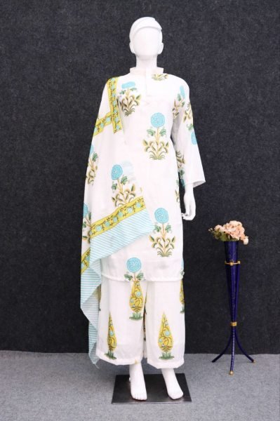 Summer Collection Maslin Masline Cotton Printed Jacqueline Kurti Outfit Cotton Kurtis Wholesale