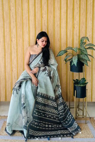 Summer Special Pure Erode Cotton Saree with Unique Digital Prints Printed Cotton Sarees Wholesale