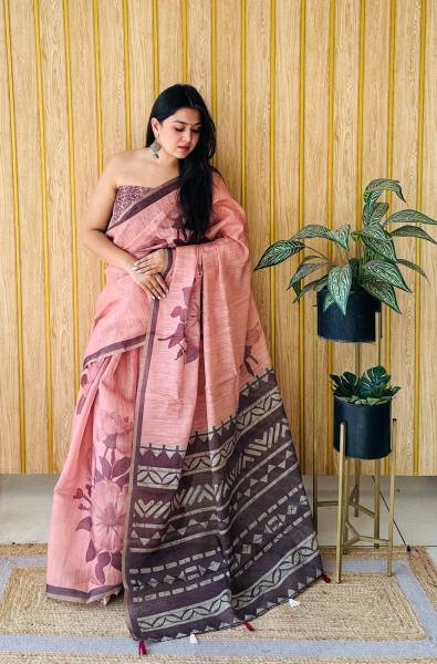 Summer Special Pure Erode Cotton Saree with Unique Digital Prints Printed Cotton Sarees Wholesale