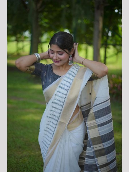 superhit Soft Linen Cotton Saree Collection Linen Sarees Wholesale