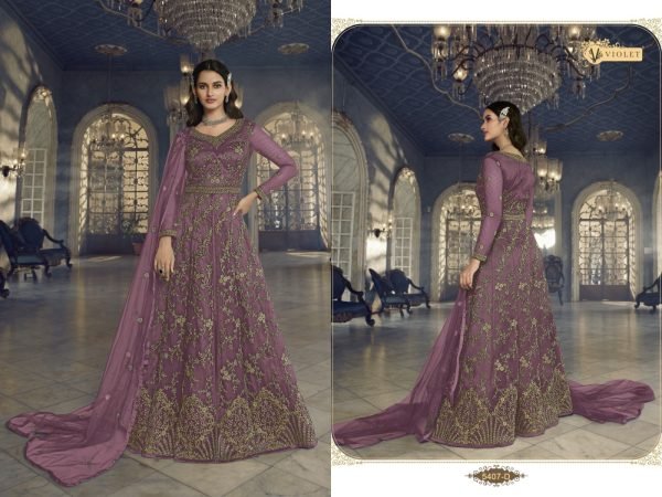 Swagat 5407 Heavy Butterfly Net with Embroidery Codding Work  Long Anarkali Collection  Anarakali Gown Wholesale