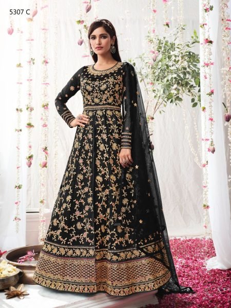   SWAGAT D.No 5307 Heavy Butterfly Net Anarkali collection Anarakali Gown Wholesale