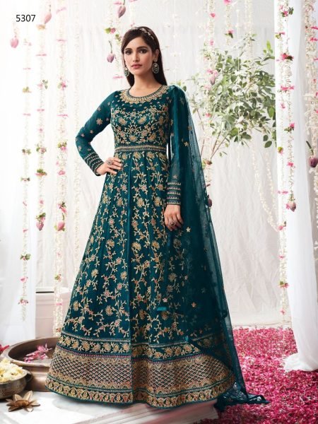   SWAGAT D.No 5307 Heavy Butterfly Net Anarkali collection Anarakali Gown Wholesale
