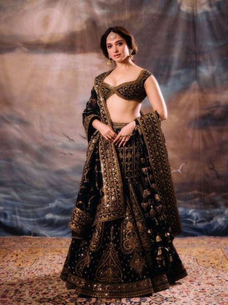 Tamannah Bhatia Jalpari Silk Lehenga Choli  Bollywood Lehenga Choli