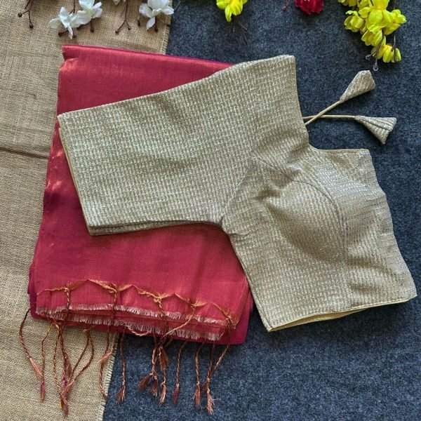 Tissue Cotton Saree With Beautiful Havy Imported Fabrics Blouse For Best Price Cotton Sarees Wholesale