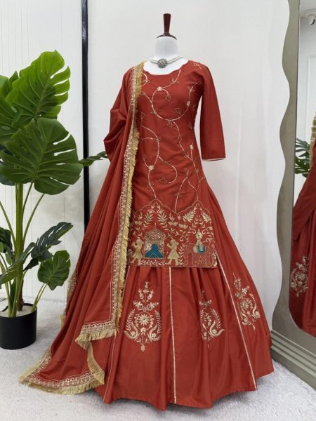 Top Selling Festive Suit Set Luxury Crepe Silk Hand Embroidery    Bead Details Factory Rate