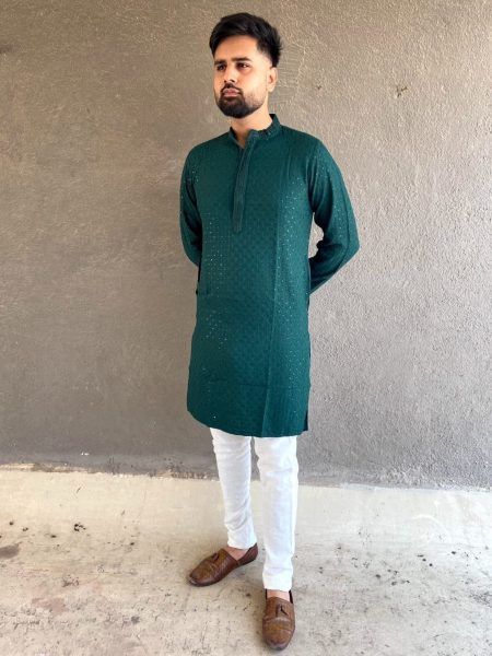 Traditional Chikan Work Kurta Pajama For All Beautiful Occasions Kurta Pajama Wholesale