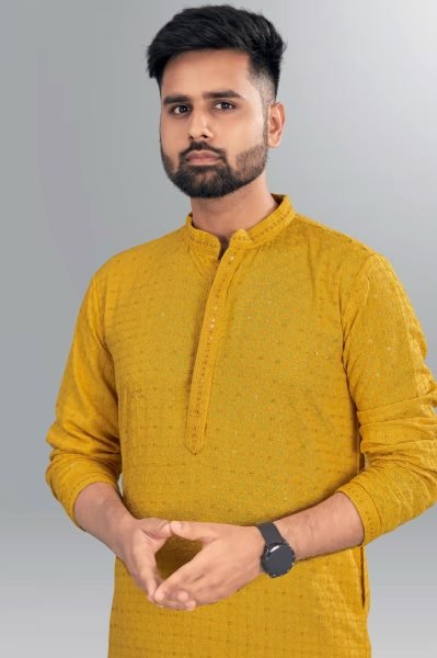 Traditional chikan work Mens kurta pant  Kurta Pajama Wholesale