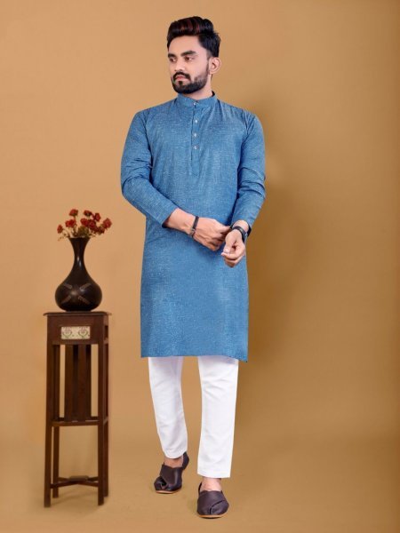 Traditional Indian Wear in Long Kurta pant Kurta Pajama Wholesale