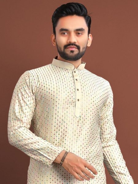 Traditional Indian Wear Silk Mens Kurta Pajama Collection  Kurta Pajama Wholesale