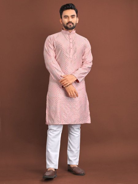 Traditional Indian Wear Silk Mens Kurta Pajama Collection  Kurta Pajama Wholesale