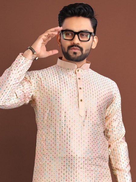 Traditional Indian Wear Silk Mens Kurta Pajama Collection  Kurta Pajama Wholesale