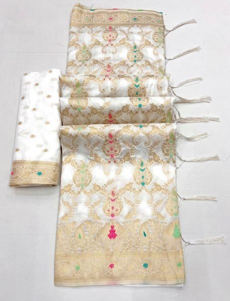 Traditional Pure Dolla Silk Weaving Saree  Silk Sarees Wholesale