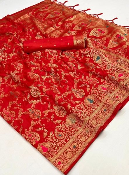 Traditional Pure Dolla Silk Weaving Saree  Silk Sarees Wholesale