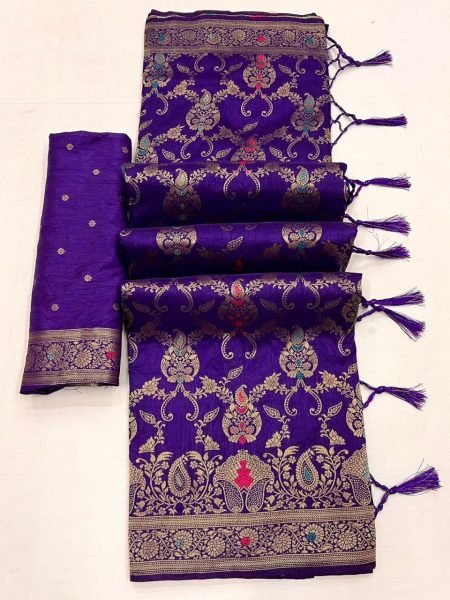 Traditional Pure Dolla Silk Weaving Saree  Silk Sarees Wholesale