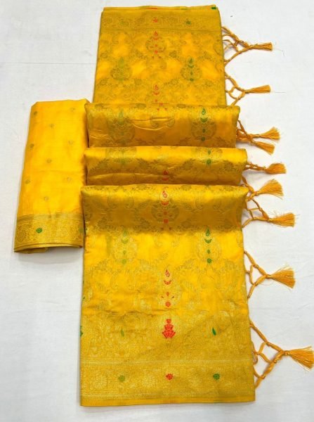 Traditional Pure Dolla Silk Weaving Saree  Silk Sarees Wholesale