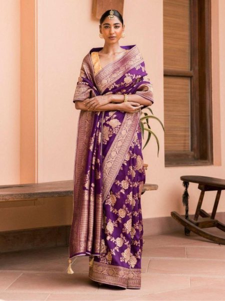 Traditional Wear pure Soft Dola Silk Saree with Rich Zari Pallu  Silk Sarees Wholesale