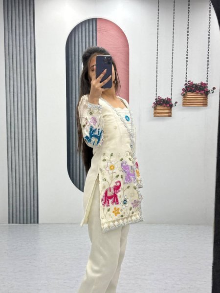 Traditional Wear Readymade Indo Western Co Ord Set Embroidered Tissue Silk Koti Best Wholesale Deals for Online Shopping CO ORD Sets