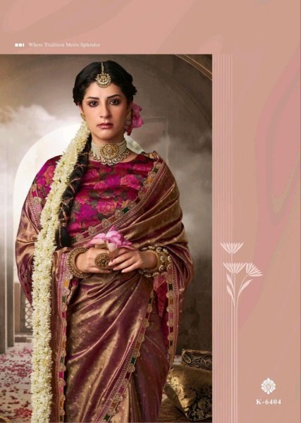 Traditional Zari Tissue Saree – Multicolored Lace & Elegant Blouse Designer Wedding Sarees Wholesale