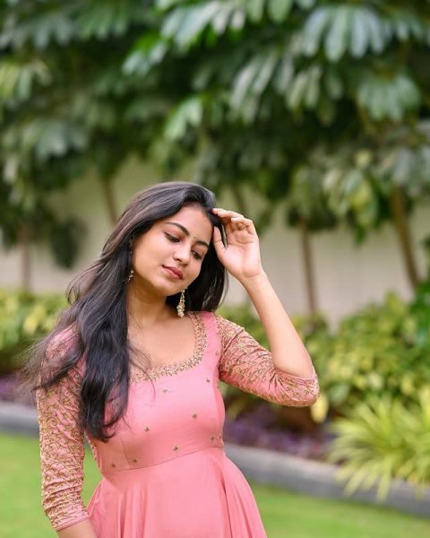 Tranding Collection Chinnon Silk Long Gown Pink Biggest Wholesale Cloth Stylish  Anarkali Kurtis 