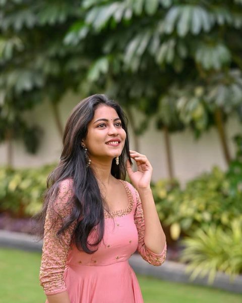 Tranding Collection Chinnon Silk Long Gown Pink Biggest Wholesale Cloth Stylish  Anarkali Kurtis 
