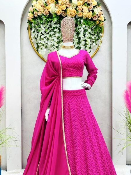 Tranding Sequence Fox Georgette Lehenga Choli  Designer Lehenga Choli