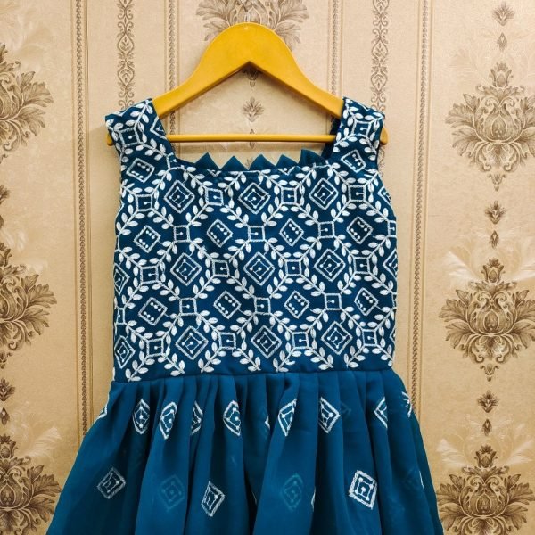 Trending  Embroidered with Beautiful Cut-Work  Stitched  Top - Palazzo with Dupatta For Baby Girl  Girls Wear
