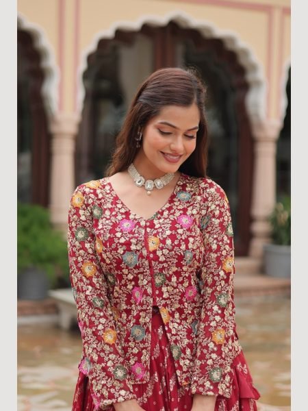Trending Fashionable Viscose Lehenga With Sequins Embroidered work  Designer Lehenga Choli