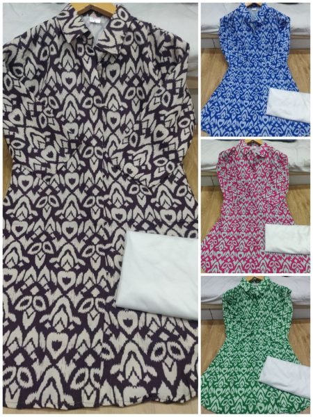 Trendy Digital Print Kurti & Stretchable Lycra Plazzo Set Perfect for Everyday Wear Cotton Kurtis Wholesale