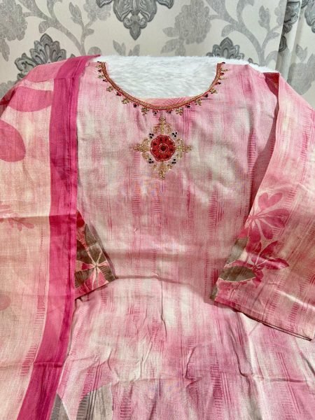 Trendy Kurti With Pure Cotton Gaji Print Silk Pent With Dupatta Cotton Kurtis Wholesale