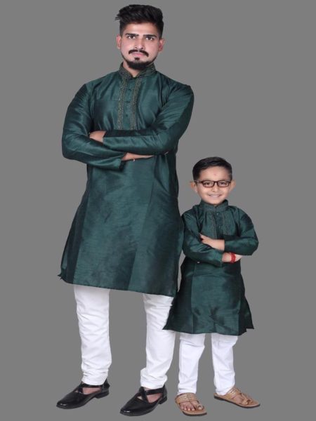 Latest father and son combo To browse more collection click below link  https://www.indiaba… | Kids party wear dresses, Father son matching  outfits, Kids dress boys