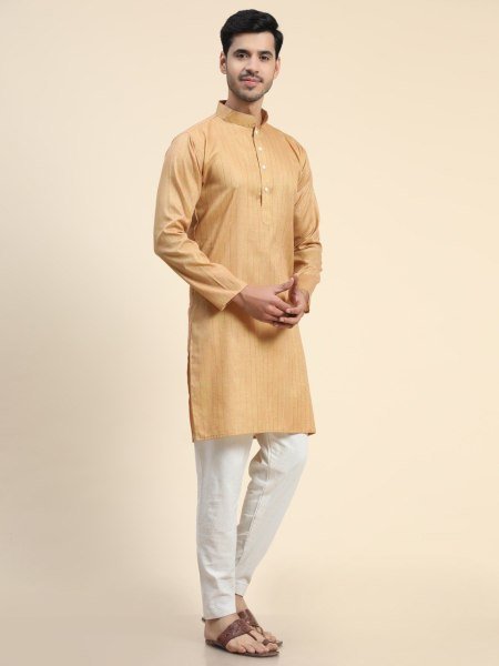Two Tone Cotton  With Zari Lining  Mens Kurta Payjama Collection  Kurta Pajama Wholesale