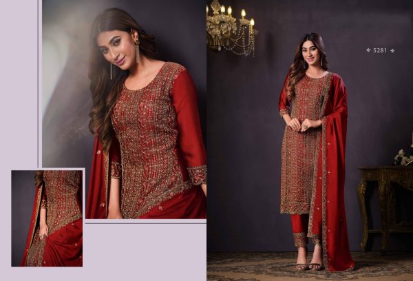 vipul 5281 Heavy Rangoli with coding Work Salwar Suit collection  Churidar Salwar Suits Wholesale