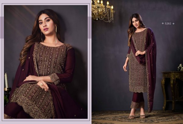 vipul 5281 Heavy Rangoli with coding Work Salwar Suit collection  Churidar Salwar Suits Wholesale