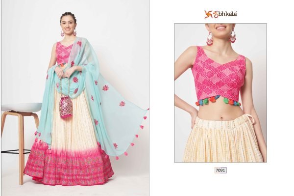 VOL  13 New Exclusive Semi Stitched Lehenga Choli with Dupatta Collection Designer Lehenga Choli