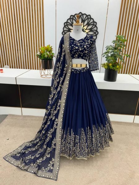 Wedding Collection Fox Georgette Lehenga Choli  Designer Lehenga Choli
